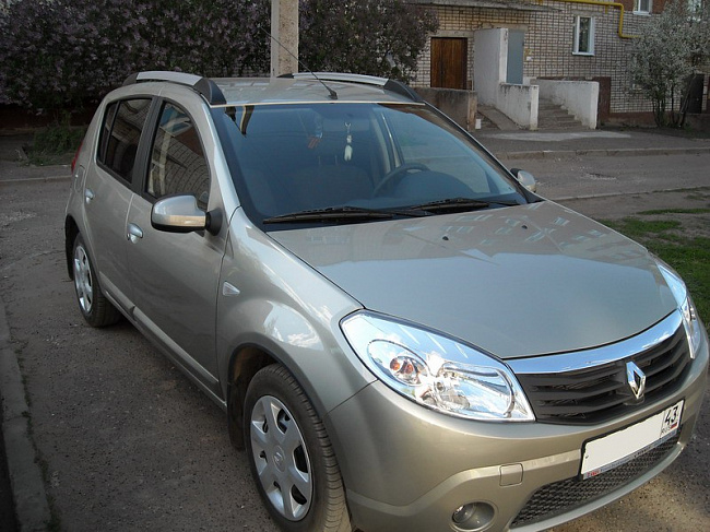 Рейлинги Renault Sandero (с 2010-2014 г.в) АПС