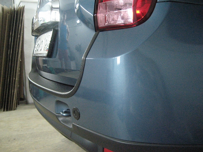 Защита заднего бампера Renault Duster ( с2012-2015), Вар.№1  KART RD 0104