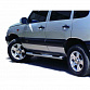 Защита порогов с проступью Chevrolet Niva (до 2009 г.в) (ППК)(арт.0111)
