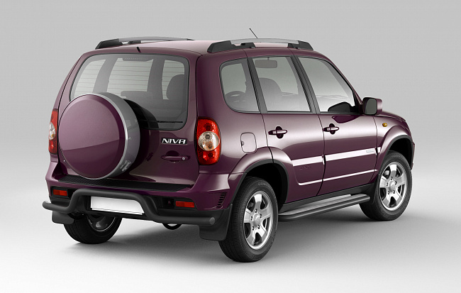 Защита порогов с алюм. площадкой 51мм Chevrolet Niva(ППК)(2009-) LNV330301