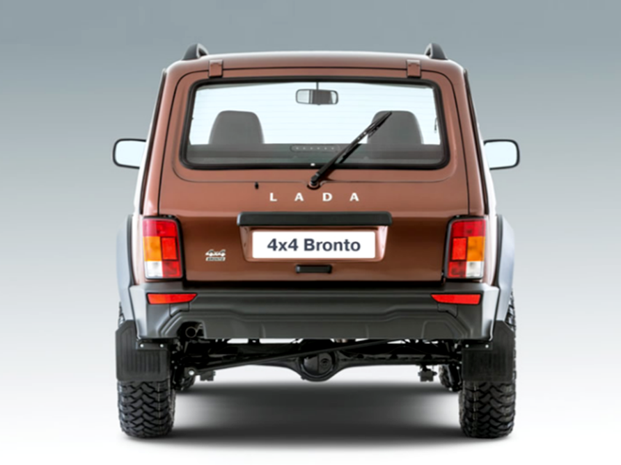 Бампер задний Лада Нива Бронто 4х4 Оригинал 2121-82804010-00