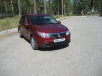 Накладка "Губа" Renault Sandero "KART RS" (2010-2014)(тисненная)
