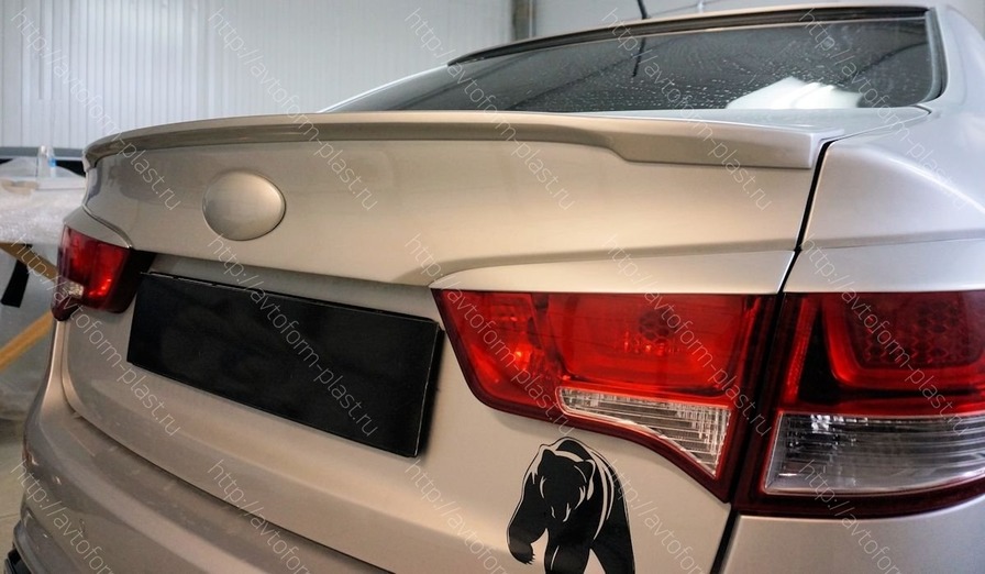 Лип-спойлер Kia Rio седан "GT"(2011-)