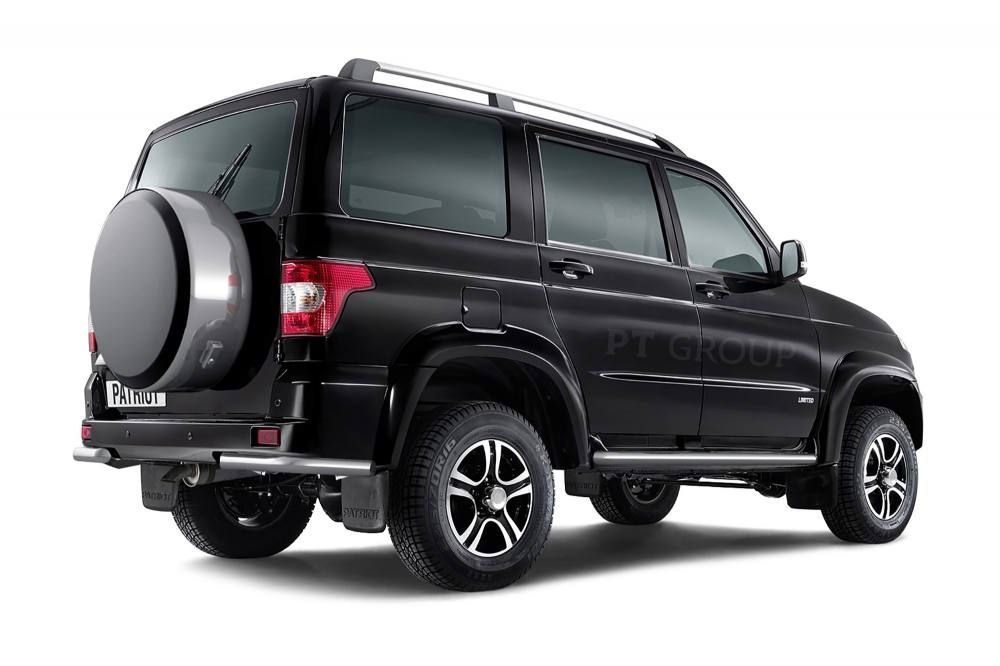 Защита заднего бампера (уголки) Ø63мм (НПС) UAZ Patriot 2014- 05020301