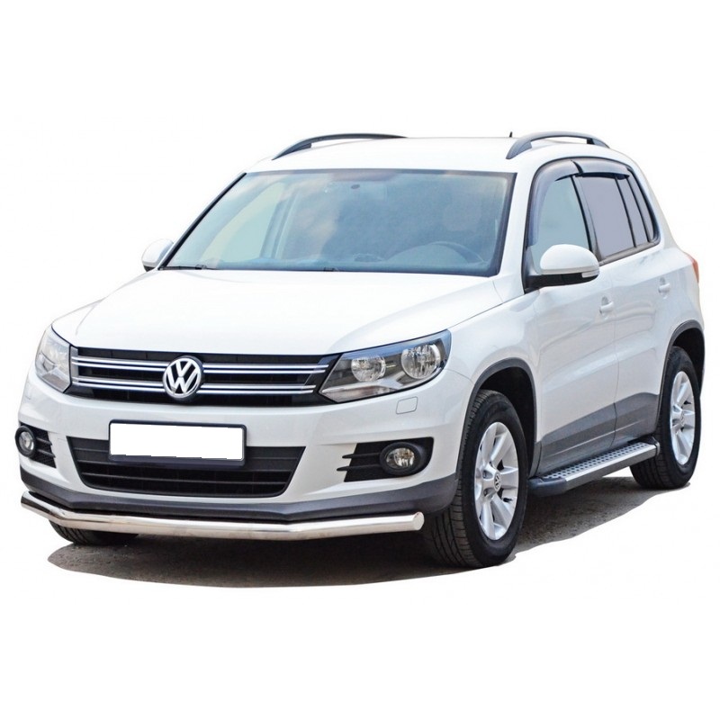 Защита переднего бампера Volkswagen Tiguan(2011-2015) 63.5 мм (НПС) (арт.1803Н)