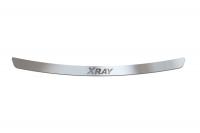 Накладка на задний бампер Lada X-Ray (нерж.сталь) "PT" (LXR221301)