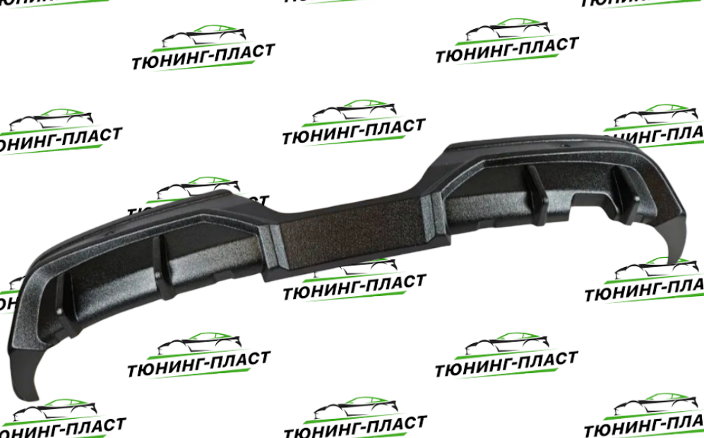 Диффузор накладка на задний бампер Лада Гранта FL (лифтбек) Тюн-авто