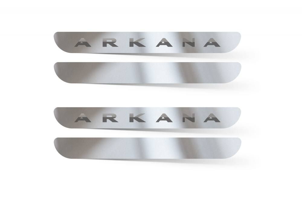 Накладки в проемы дверей Renault Arkana (нерж.сталь) "PT" (RAR220401)