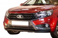 Сплиттер переднего бампера Lada Vesta "Артформ"