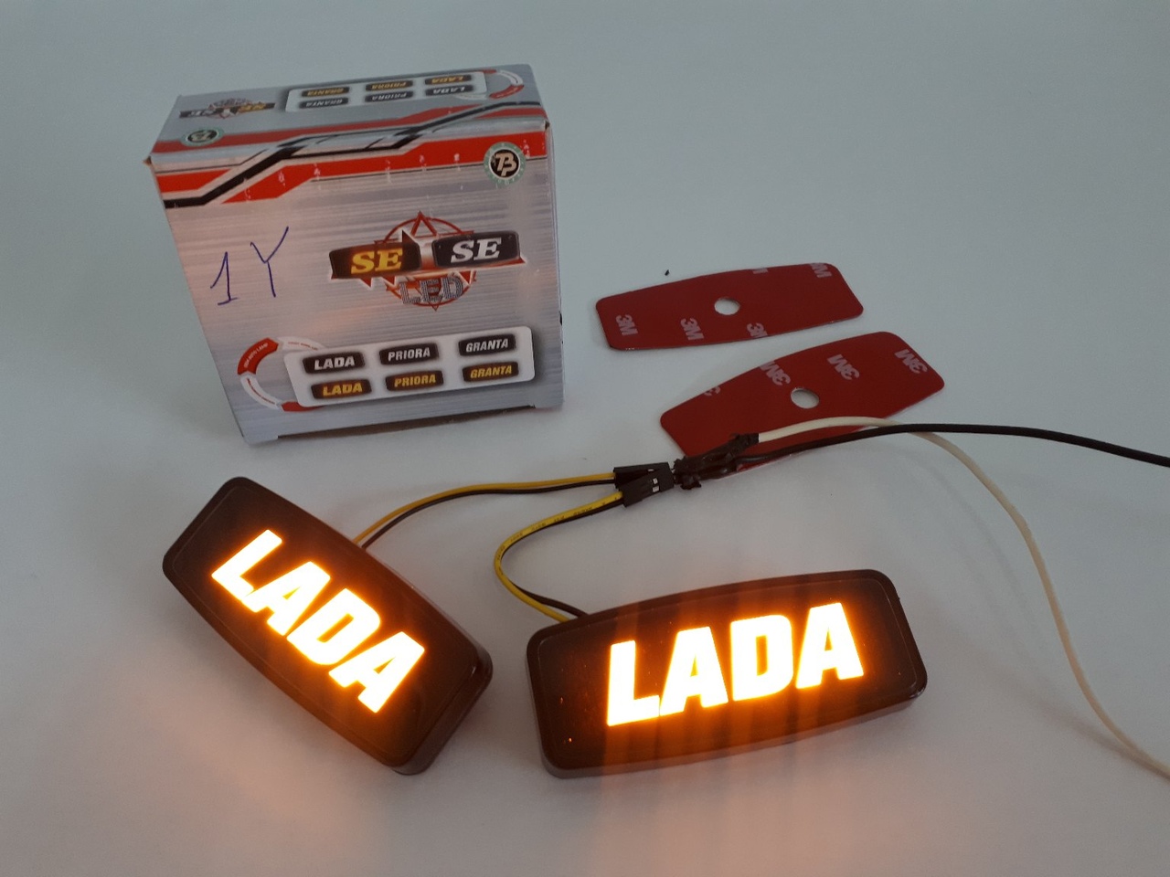 Заглушки повторителя поворота Lada (2 шт) (желтый свет)
