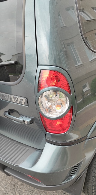 Накладки на задние фонари Chevrolet Niva (2009-) "АКС" 
