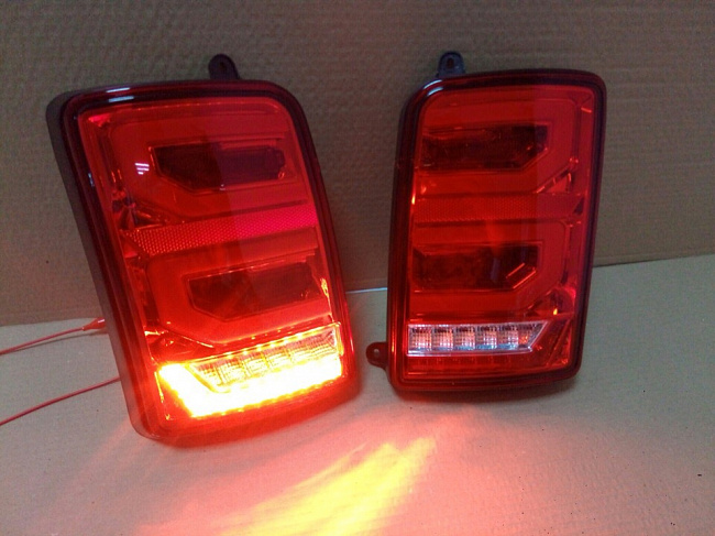 Задние фонари Нива 4х4 LED (красные)(комплект)
