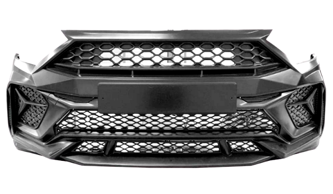 Передний бампер REBOOT Volkswagen POLO (рейстайлинг с 2020-) VP-01.01.00