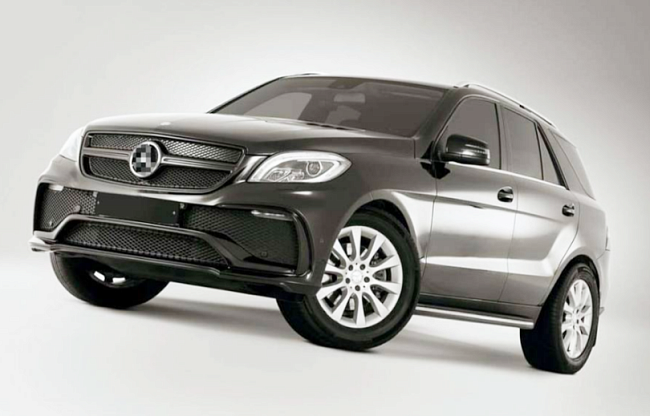 Передний бампер для Mercedes ML 350 (W166) (2011-2015)