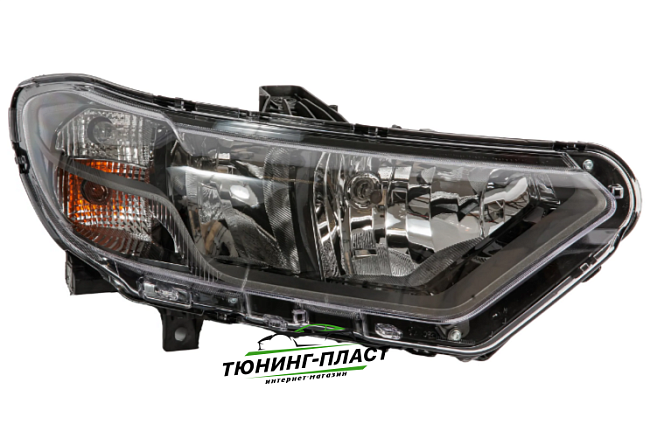 Блок-фара передняя правая Lada Niva Travel Оригинал 8450087158 (темно-серый страйп)