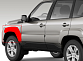Комплект молдингов на двери, накладки на арки Lada Niva Travel Автоваз Оригинал