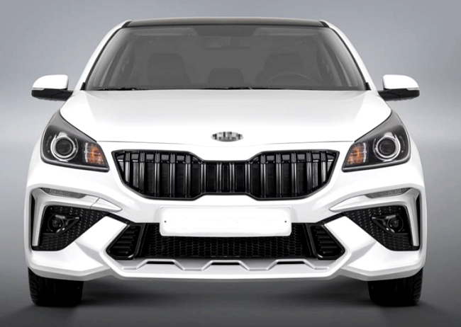 Передний бампер ROTOR для Kia Rio 4 с 2017- 