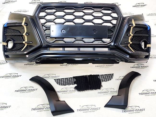 Бампер передний XMUG для Lada XRay Cross + накладки на арки