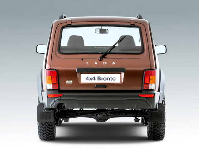 Бампер задний Лада Нива Бронто 4х4 Оригинал 2121-82804010-00