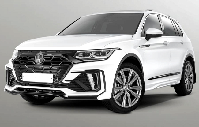 Передний бампер  Volkswagen Tiguan (рейстайлинг с 2021-) VT-01.01.00
