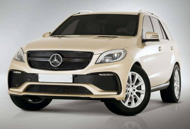 Передний бампер для Mercedes ML 350 (W166) (2011-2015)