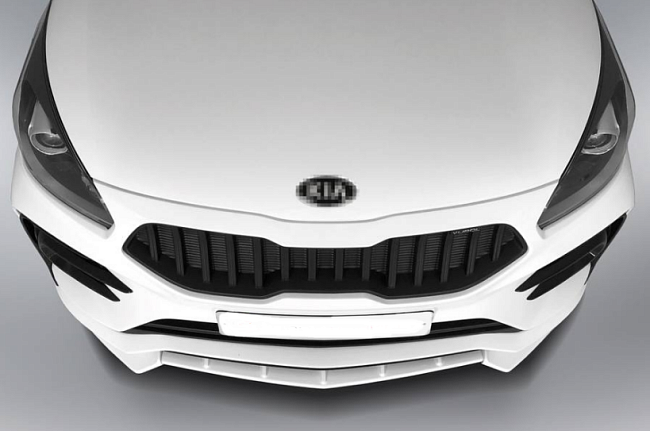 Сплиттер Q для Kia Rio 4 с 2017- 