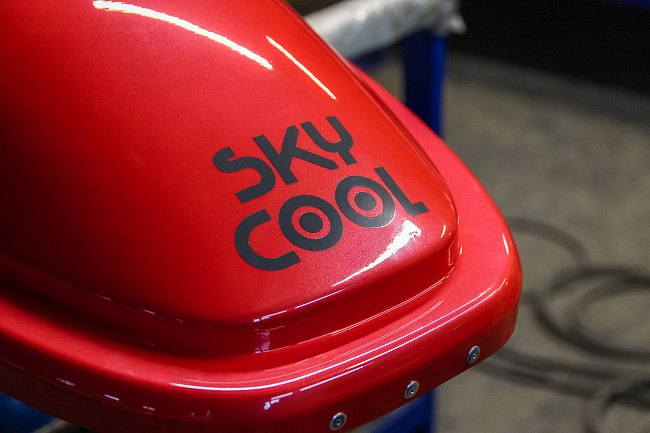 Лыжный автобокс "Sky Cool" Euro Lock (окрашенный)