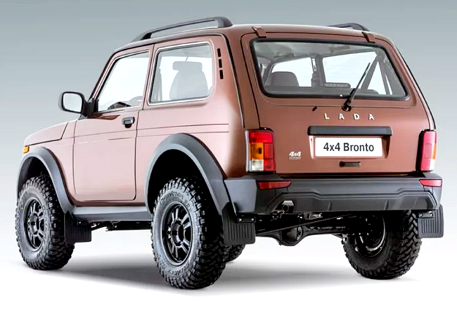 Бампер задний Лада Нива Бронто 4х4 Оригинал 2121-82804010-00