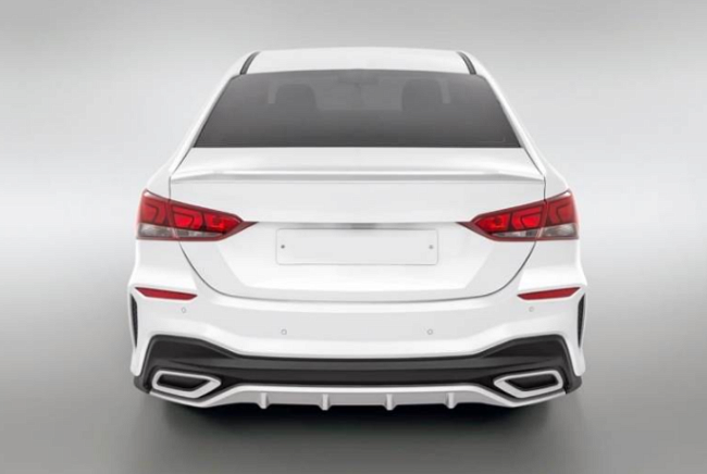 Задний бампер Quant Hyundai Solaris 2 седан (2017- ) SQ-02.01.00
