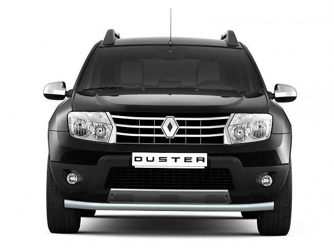 Защита переднего бампера одинарная Ø63 мм (ППК)Renault Duster 2012- РТ RDU-16-330201.11