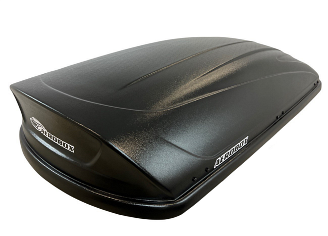 Автобокс AEROBOX (470 л) (двустороннее открытие) (шагрень)