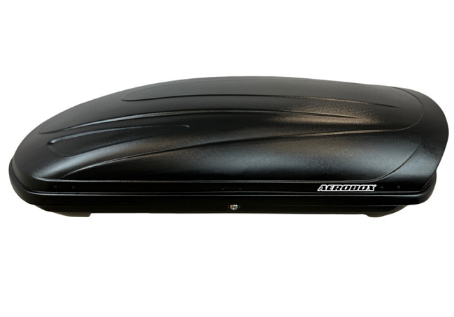 Автобокс AEROBOX (470 л) (двустороннее открытие) (шагрень)