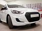 Накладка на решетку радиатора Hyundai Solaris (2010-2014)