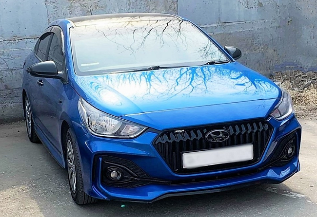 Передний бампер Quant Hyundai Solaris 2 2017- SQ-01.01.00