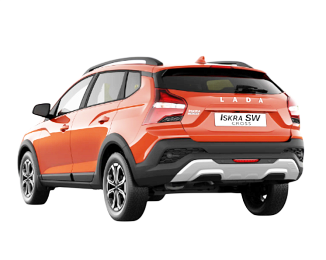 Бампер задний Люкс Lada Iskra Cross SW универсал Оригинал АвтоВАЗ 8460012745