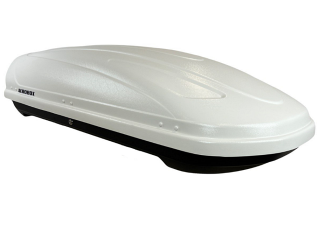 Автобокс AEROBOX (470 л) (двустороннее открытие) (шагрень)