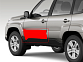 Комплект молдингов на двери, накладки на арки Lada Niva Travel Автоваз Оригинал