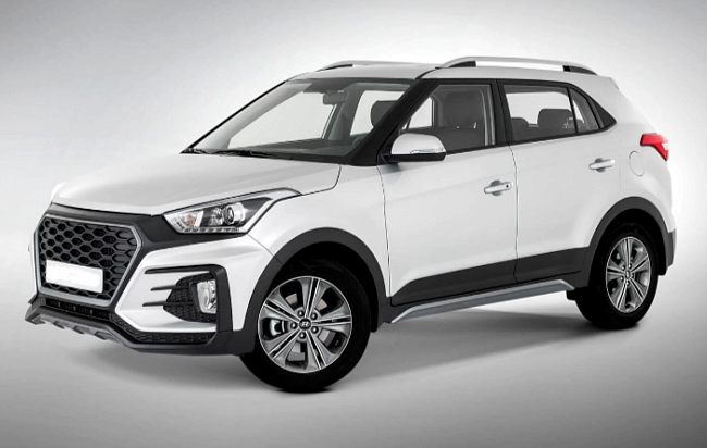 Накладки на пороги "XMug" Hyundai Creta (2016-2020)