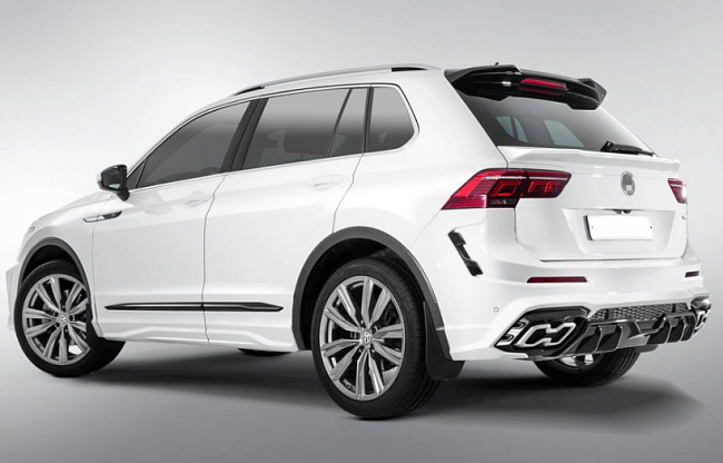 Задний бампер Volkswagen Tiguan (рейстайлинг с 2021-) VT-01.02.00