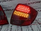 Cветодиодные фонари Лада Гранта 310-LED (красно-серые). Бегающий поворотник.